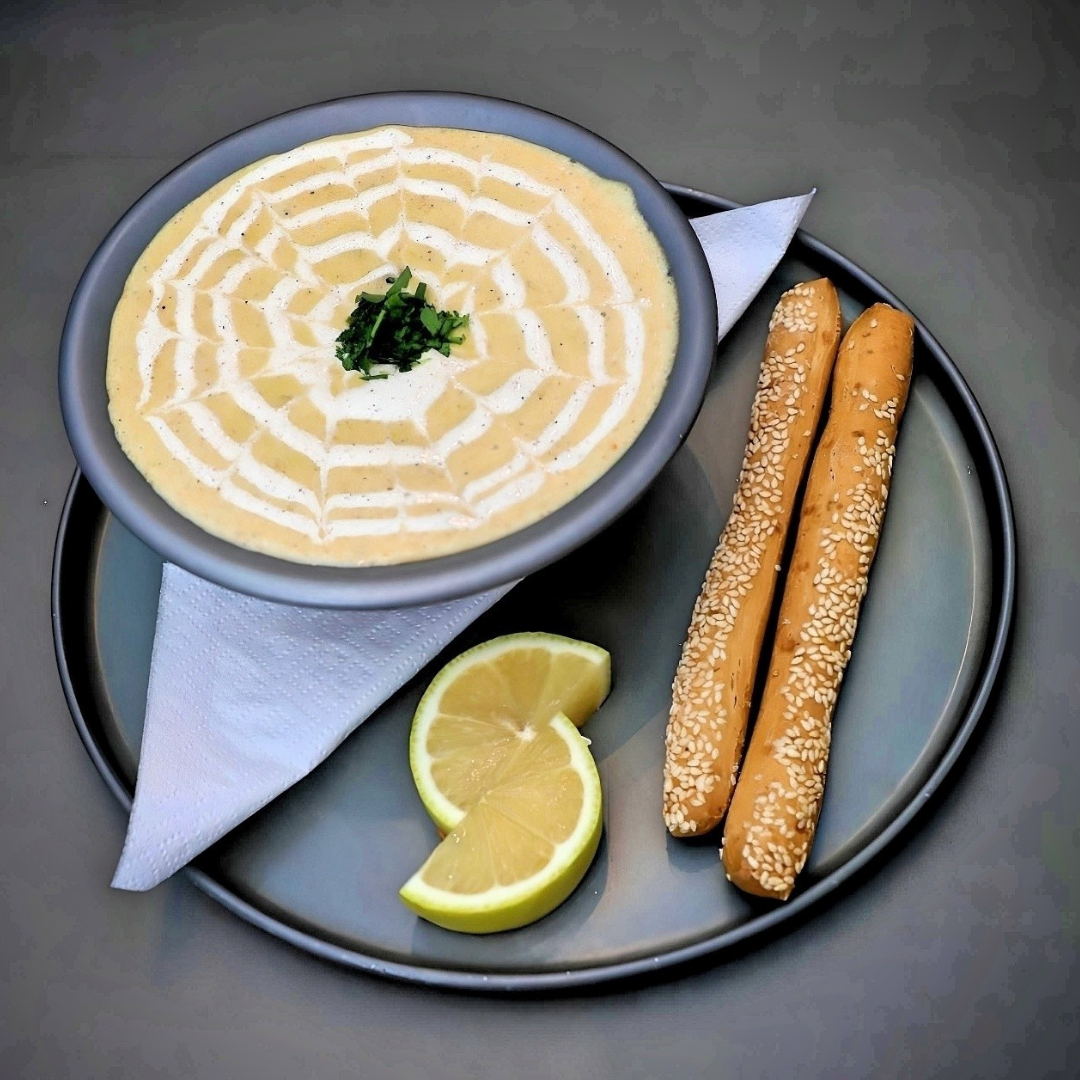 سوپ قارچ و خامه